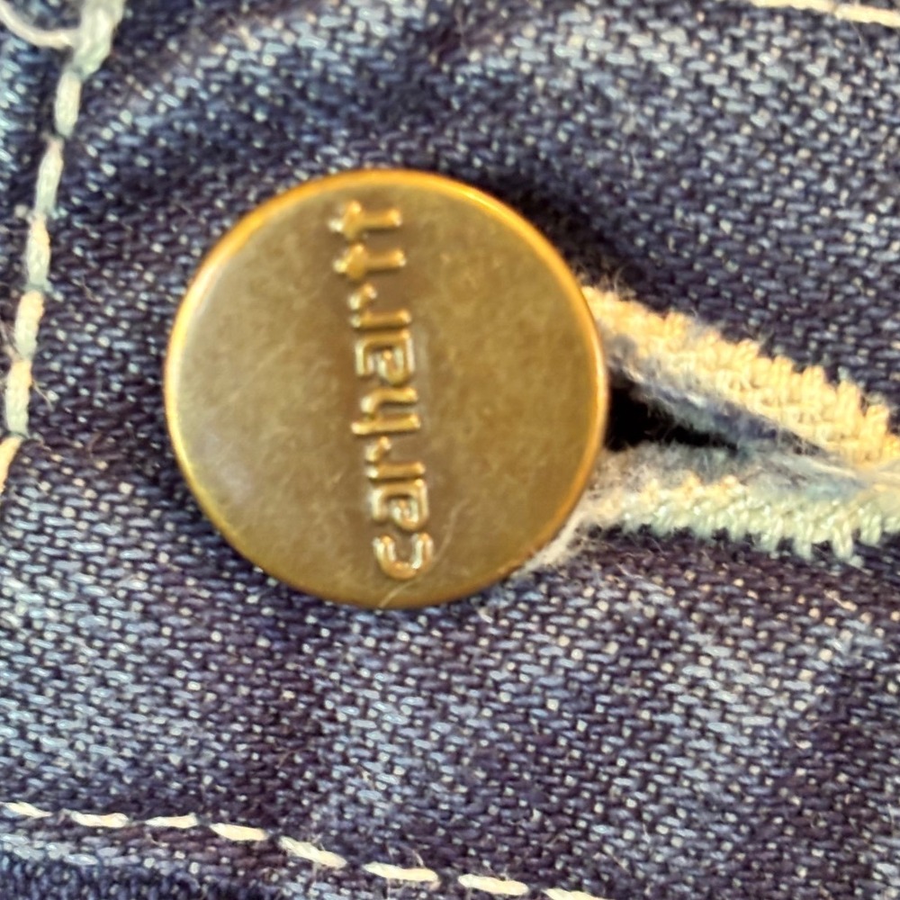 Carhartt B13-DST Loose Original Fit Carpenter Jeans Dark Stone Denim 38x32 Mens - Picture 4 of 6